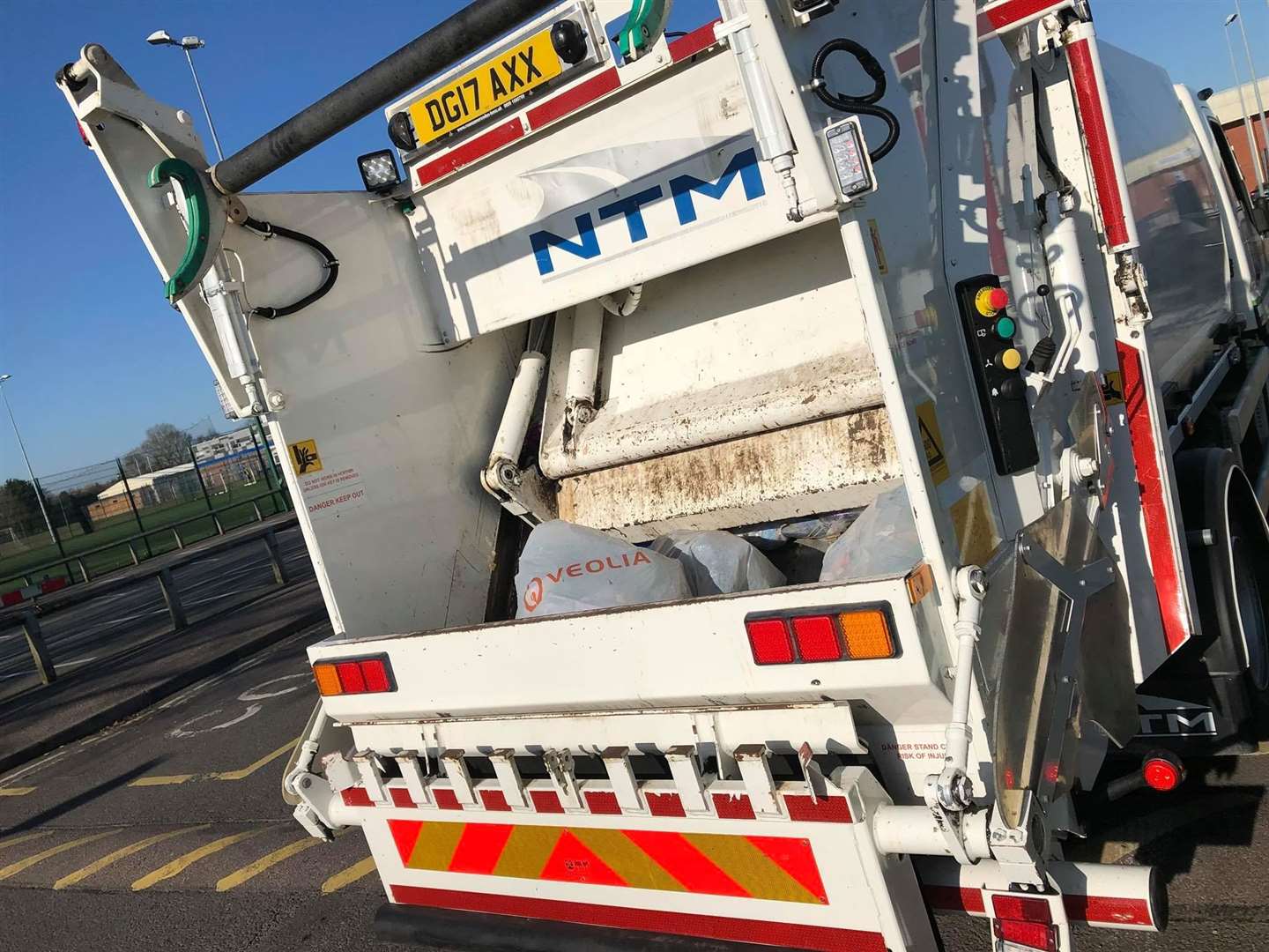 Veolia is the contractor responsible for bin collections