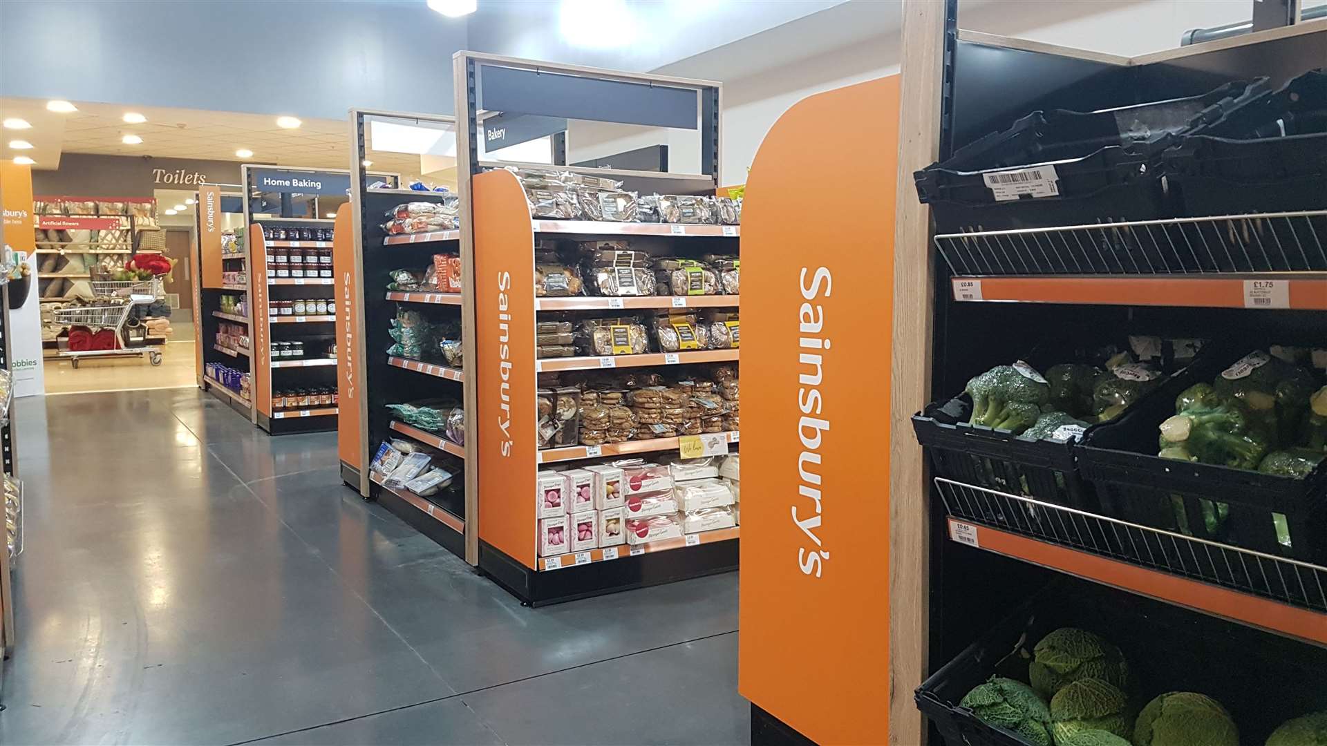 The new Sainsbury's has just opened