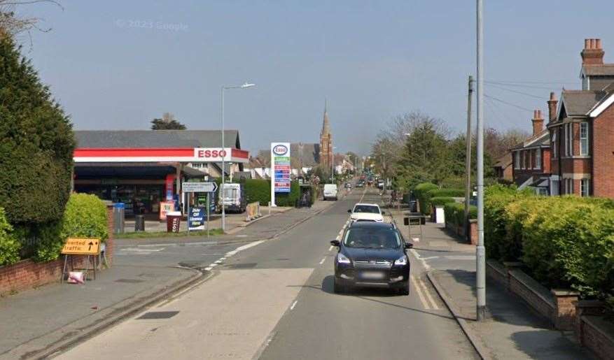 There has been a four-vehicle crash on the A258 Dover Road in Walmer. Picture: Google