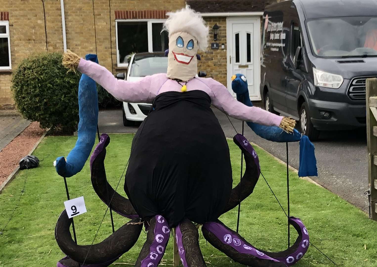 Ursula, the winner of the 2021 Lower Halstow Scarecrow Trail