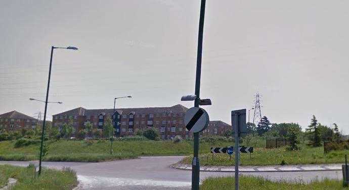 The fight happened near the roundabout on Joyce Green Lane, Dartford