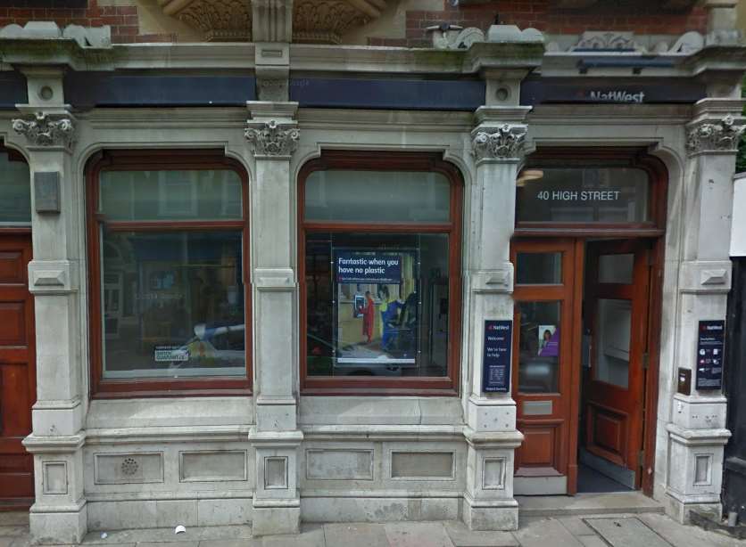 NatWest in Rochester High Street. Pic: Google Maps