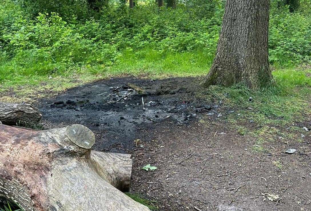 There have been multiple fires on the recreation ground in the past couple of weeks