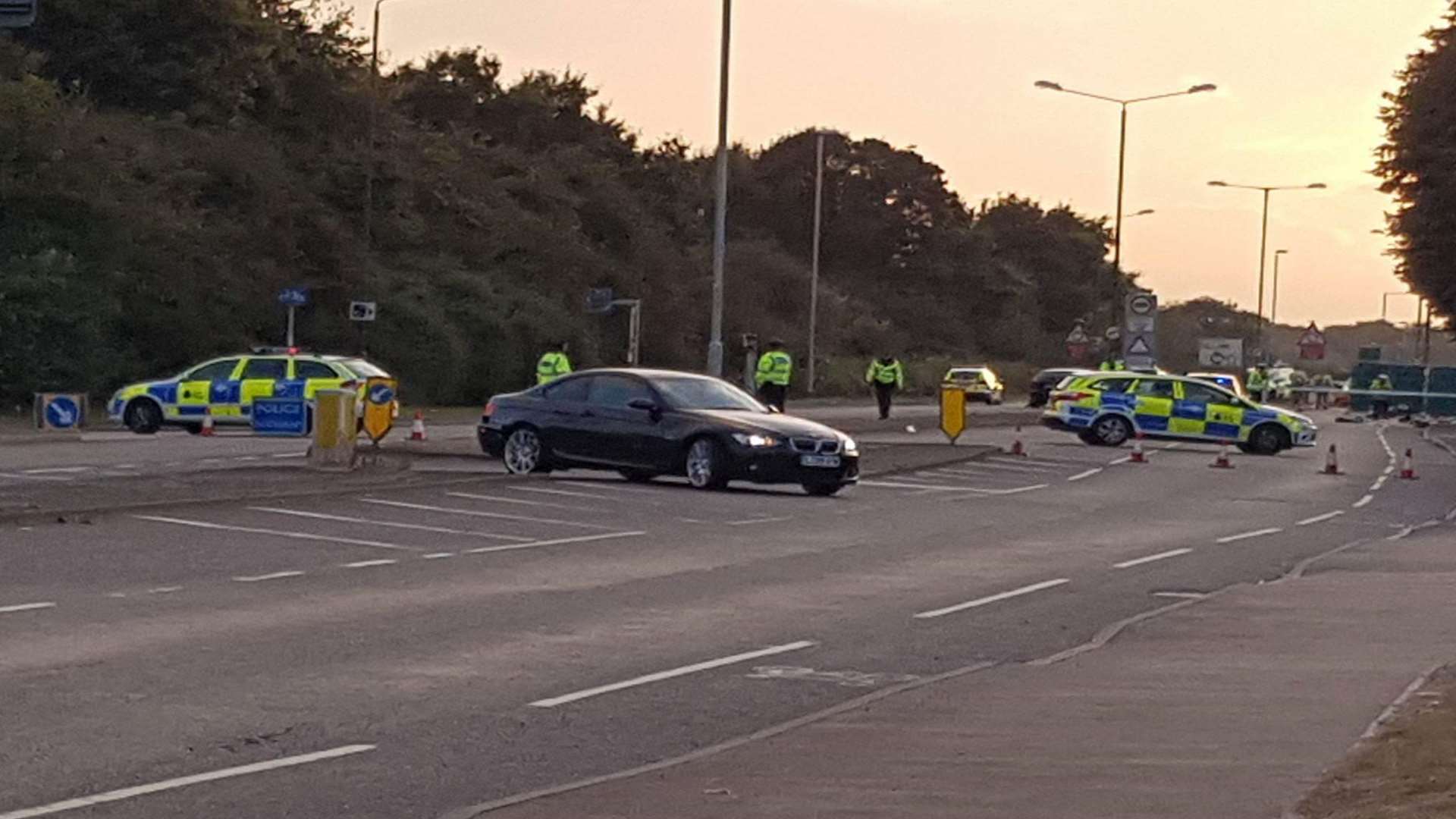 The road was shut for more around five hours following the fatal crash