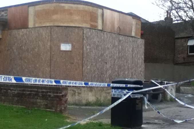 Police cordon off Boundary Road recreation ground in Ramsgate