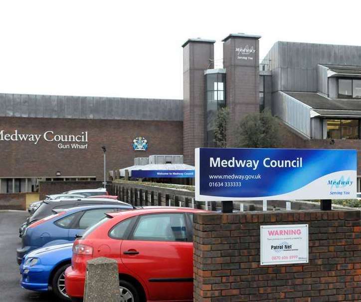 Medway Council offices at Gun Wharf, Dock Road in Chatham. Picture: Stock image