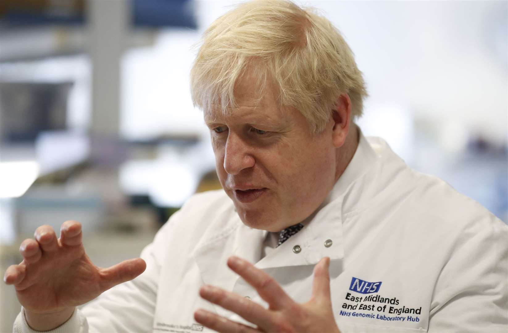 Prime Minister Boris Johnson will announced a masterplan to tackle the virus today Picture: Alastair Grant/PA Wire