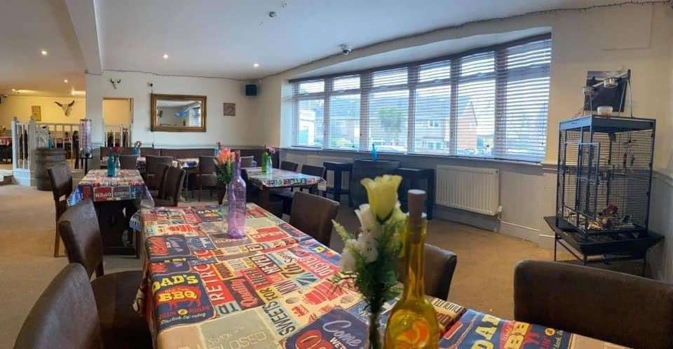 Dining area inside the Concorde pub Rainham