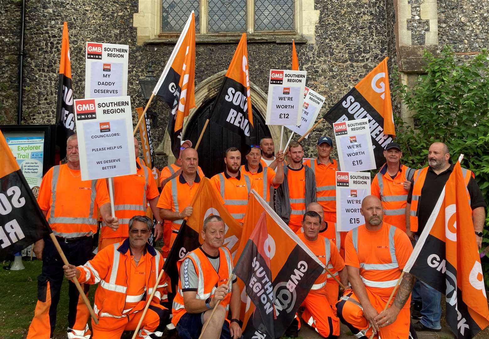 Canterbury bin workers have been on strike for a month