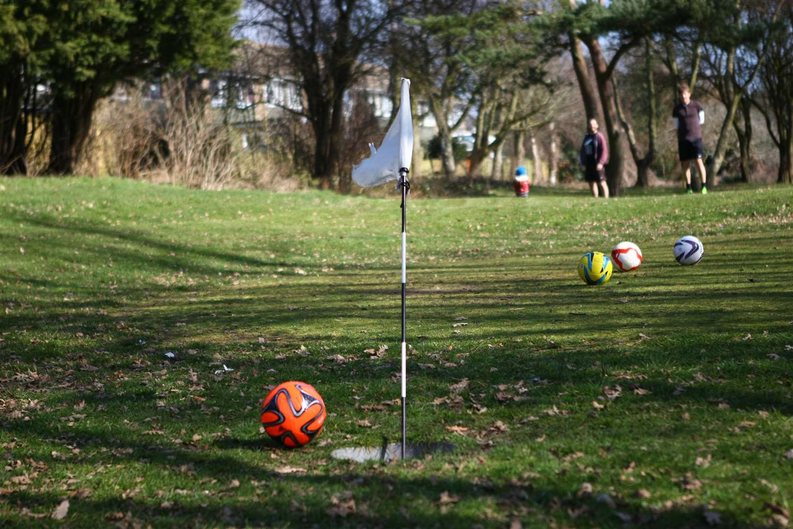 The footgolf course at the centre. Picture: Matt Bristow