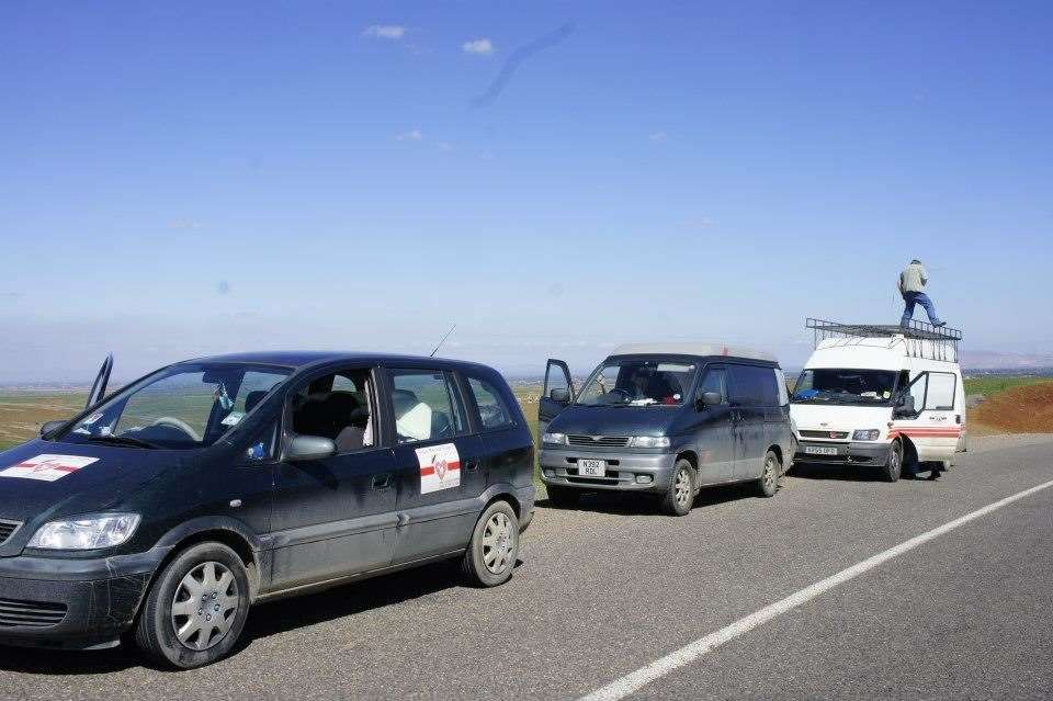 A convoy in Morocco