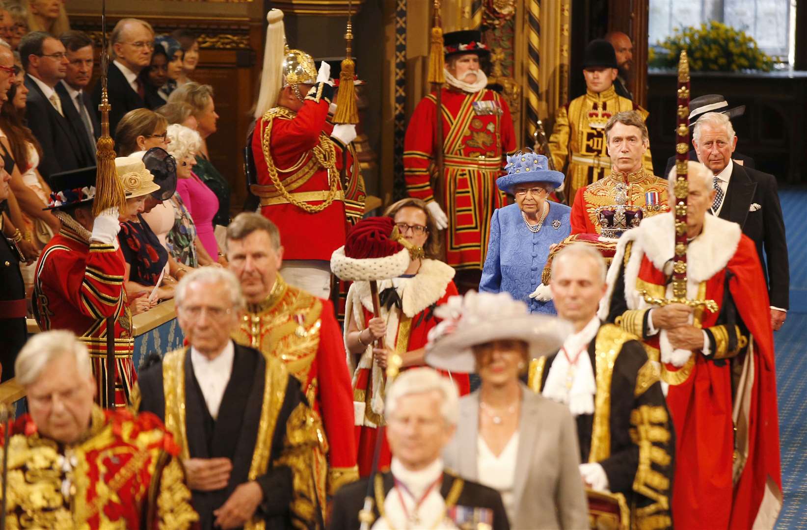 The Earl Marshal among the Royal Procession during the State Opening of Parliament in 2017 (Alastair Grant/PA)
