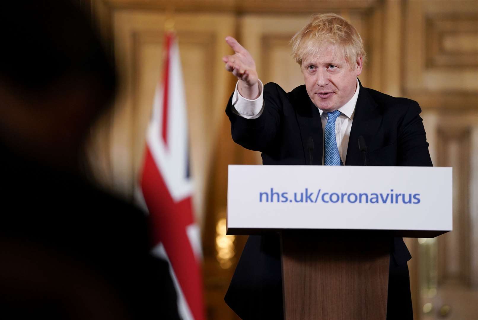Boris Johnson will address the nation at 8pm. Picture by Andrew Parsons / No 10 Downing Street