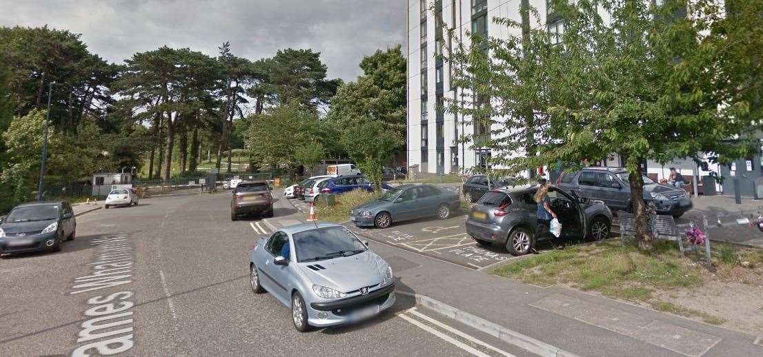 A car park in James Whatman Way, Maidstone, where the stabbing took place Picture: Google