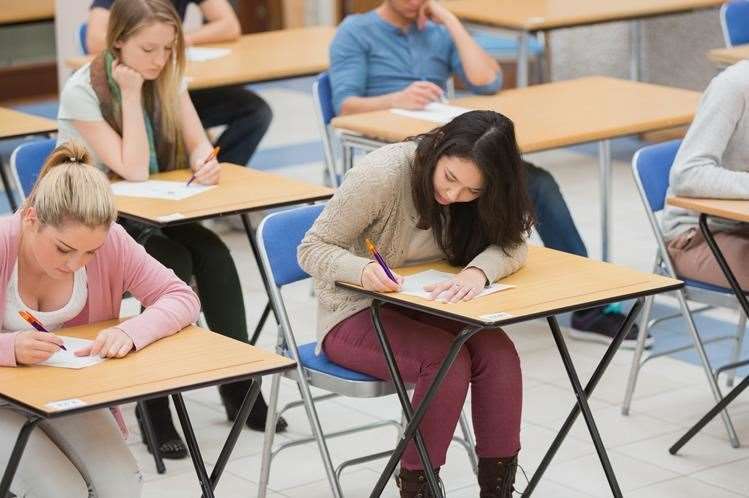 Students will receive their A-level results today. Stock image