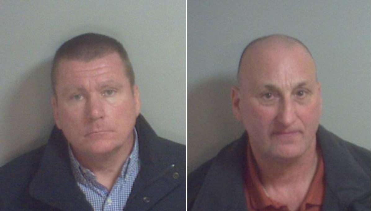 Alcohol smugglers Darren Brooker and Mervyn Osgood