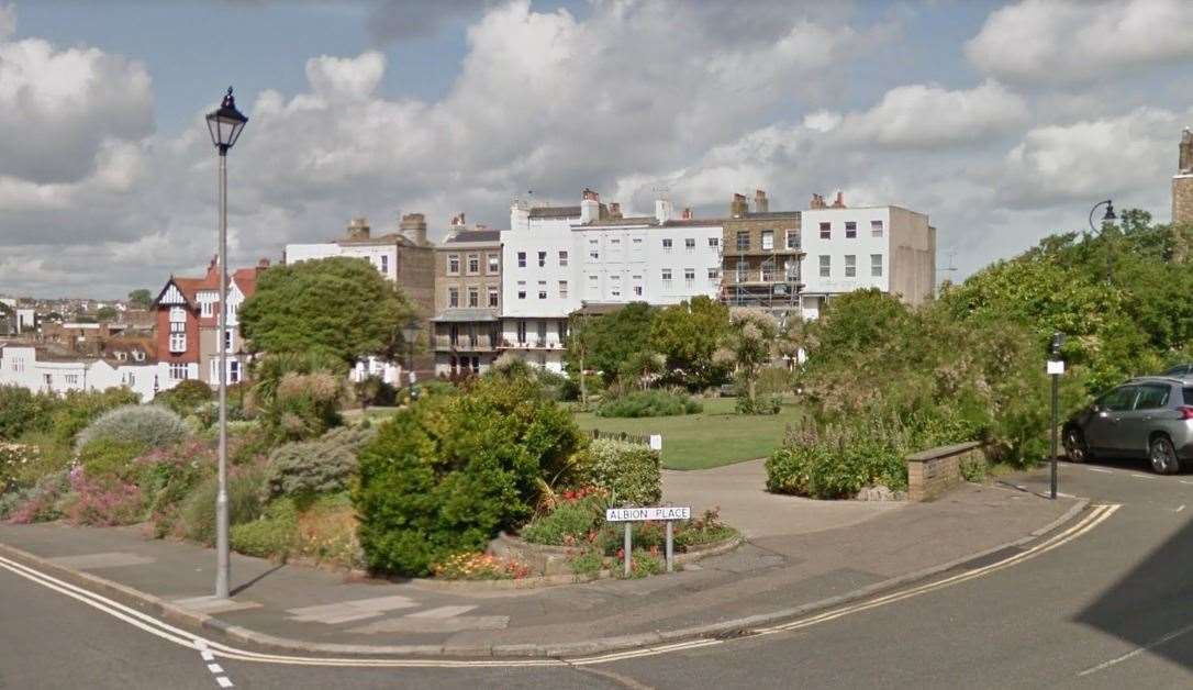Albion Gardens in Ramsgate at the junction with Madeira Walk. Picture: Google Street View