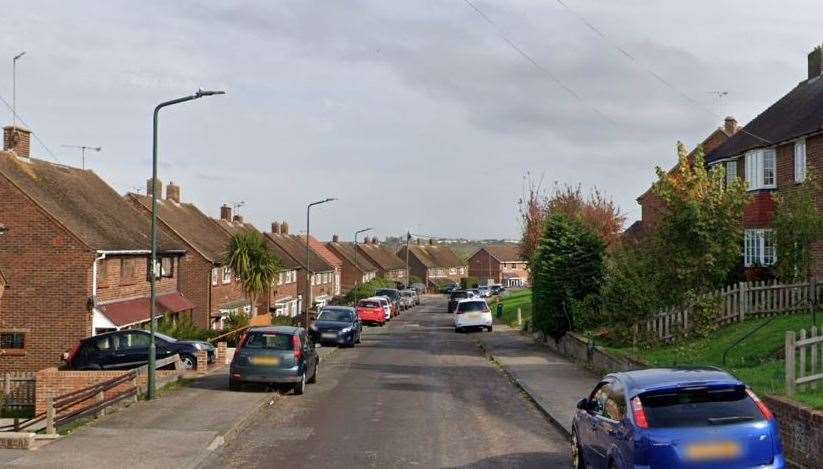 A police sniffer dog helped detect nearly 400 wraps of heroin and crack cocaine at an address in Eden Avenue, Chatham. Picture: Google Street View