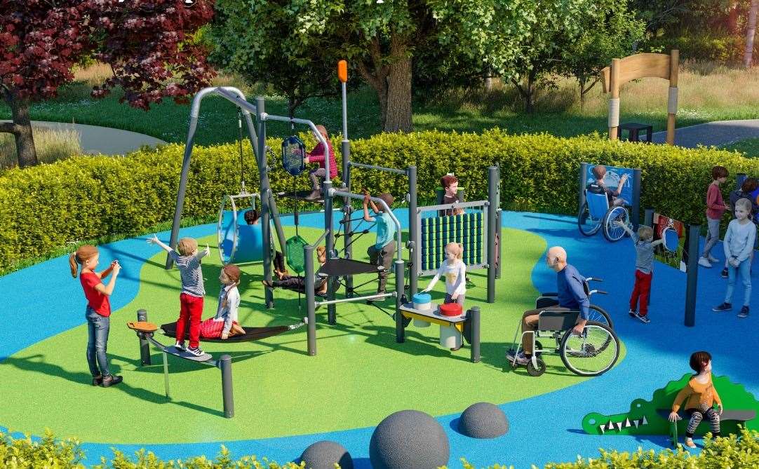 It has been designed to be inclusive and accessible. Picture: Dartford Borough Council