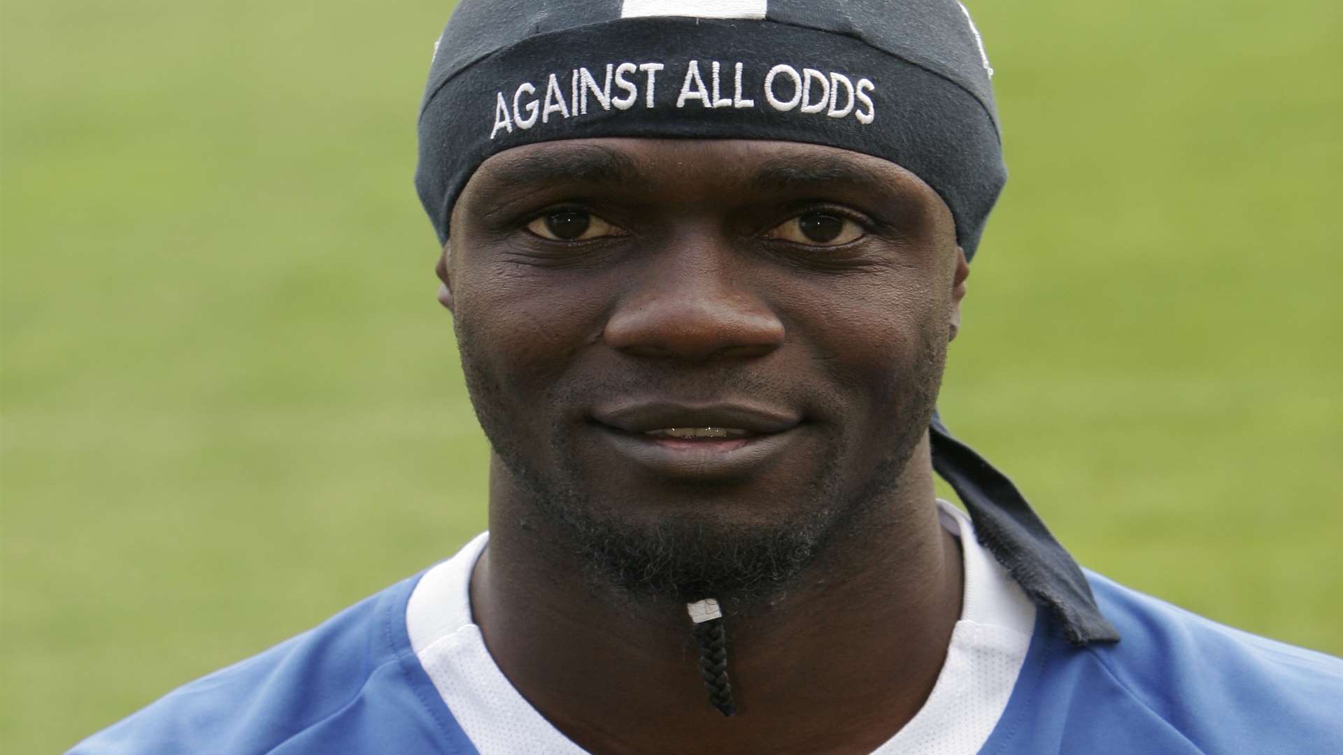 Efe Sodje during a Gillingham FC photo call