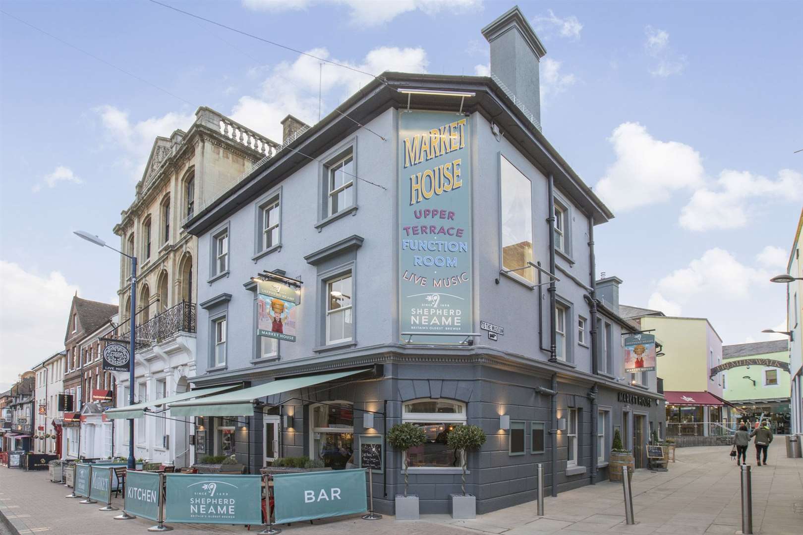 Market House is a traditional Shepherd Neame pub with a rooftop twist in Maidstone. Picture: Shepherd Neame