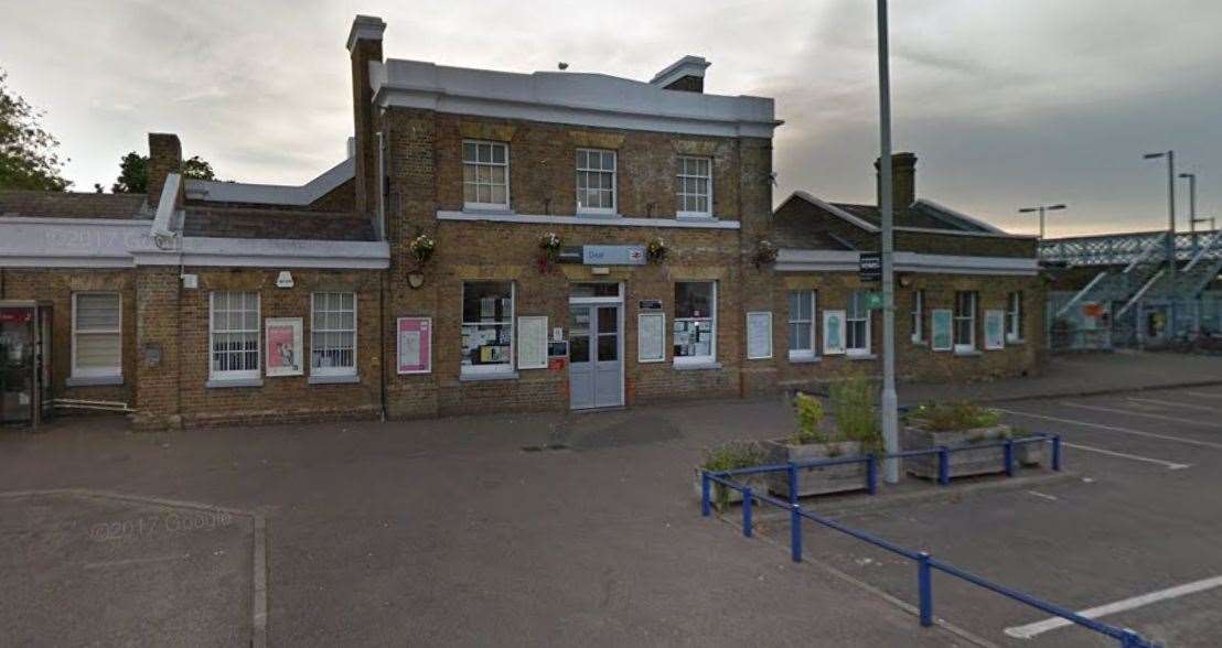 British Transport Police were called to Deal train station after reports a person was injured on the line. Picture: Google