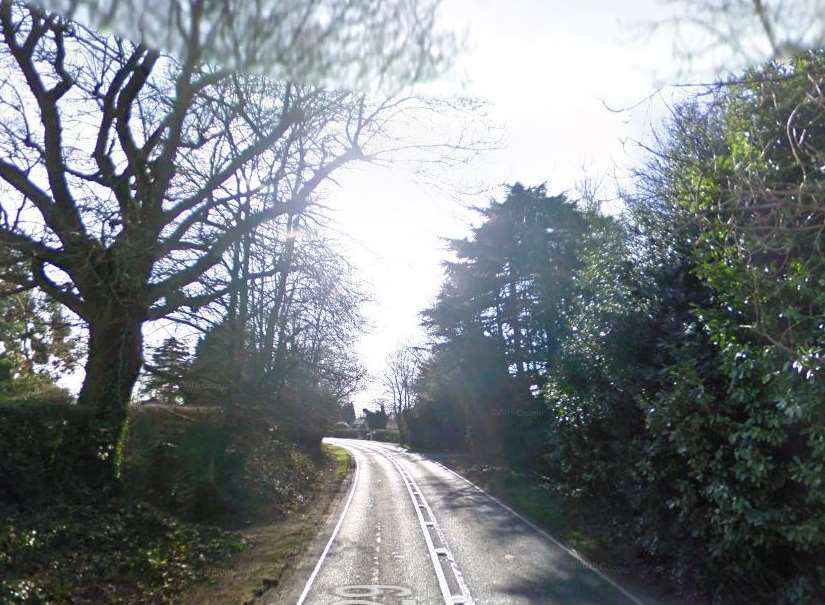 The A229 is blocked near London Lane. Picture: Google Streetview.