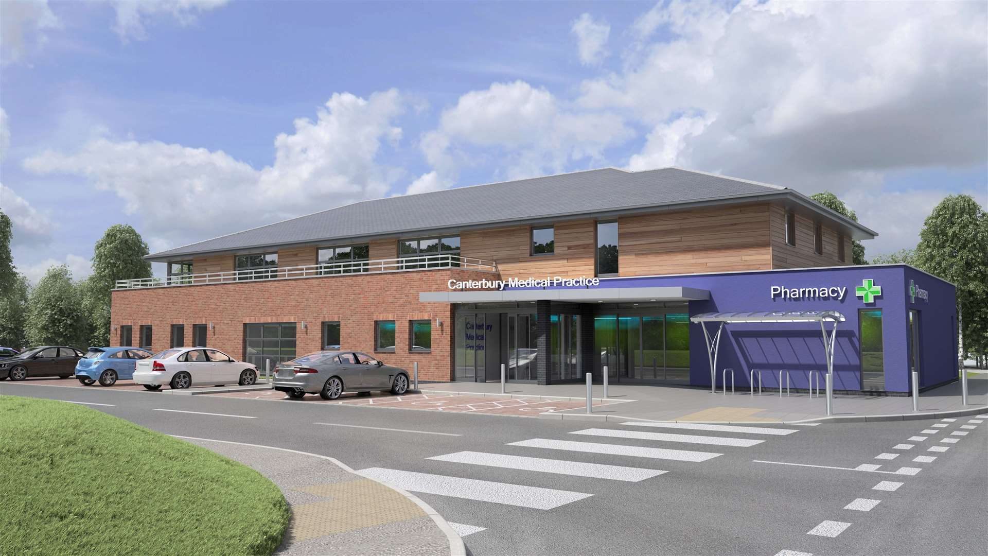 A CGI of the two-storey surgery which will open on the K&C site