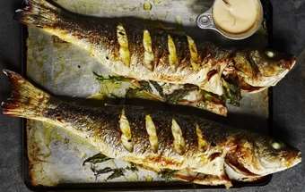 Rick Stein: Sea bass with fennel mayo