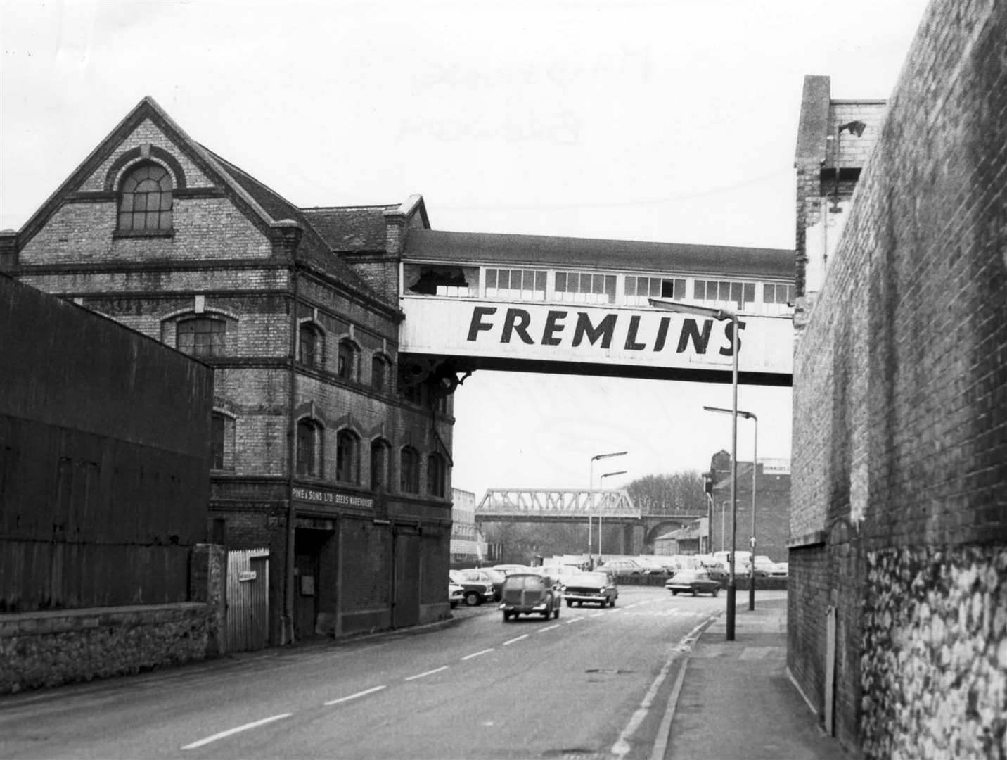Fremlin’s Brewery in Maidstone in January 1974
