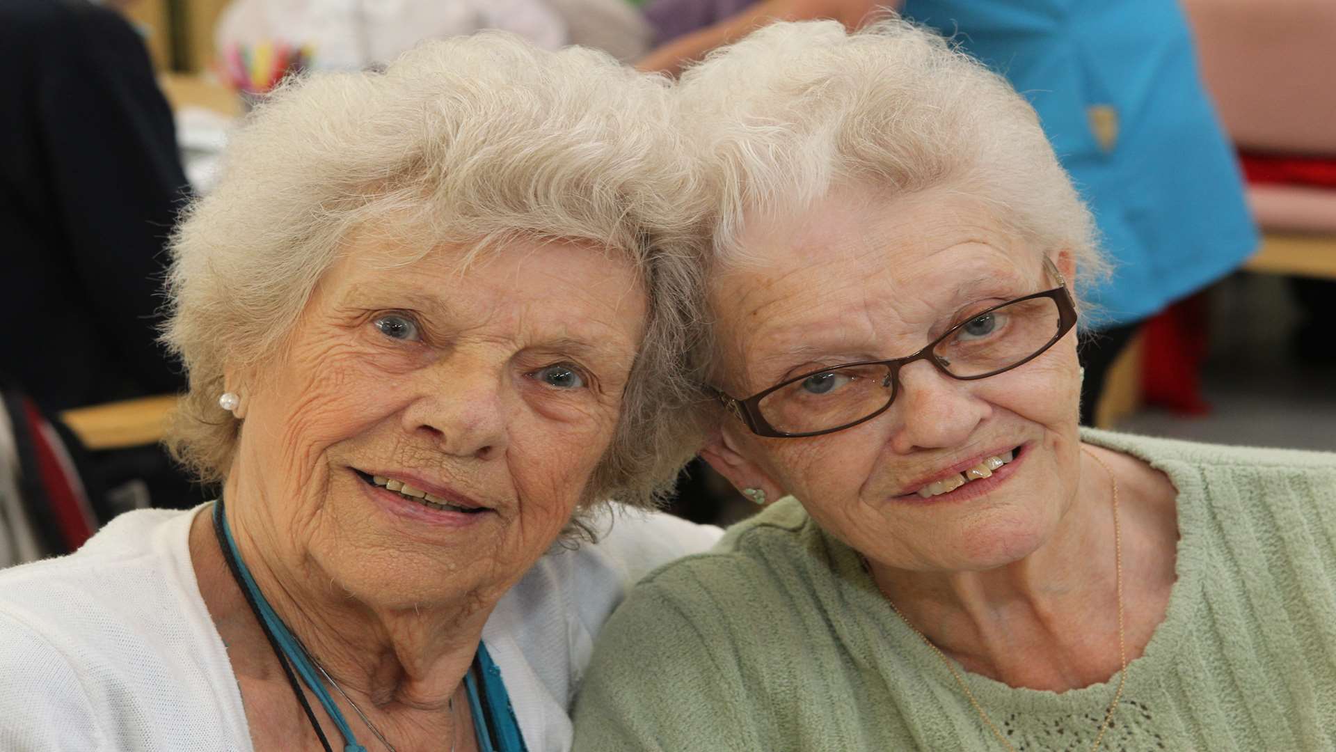 Jean Johnson and Marlene Wise, both 83, have been friends since school
