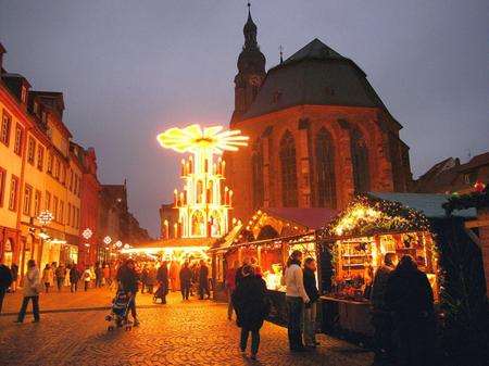 Christmas in the German city of Heidelberg
