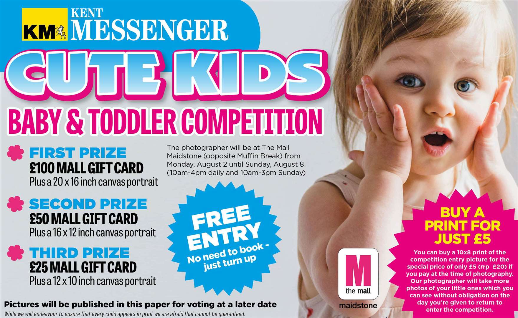 The KM's Cute Kids Competition is back for 2021