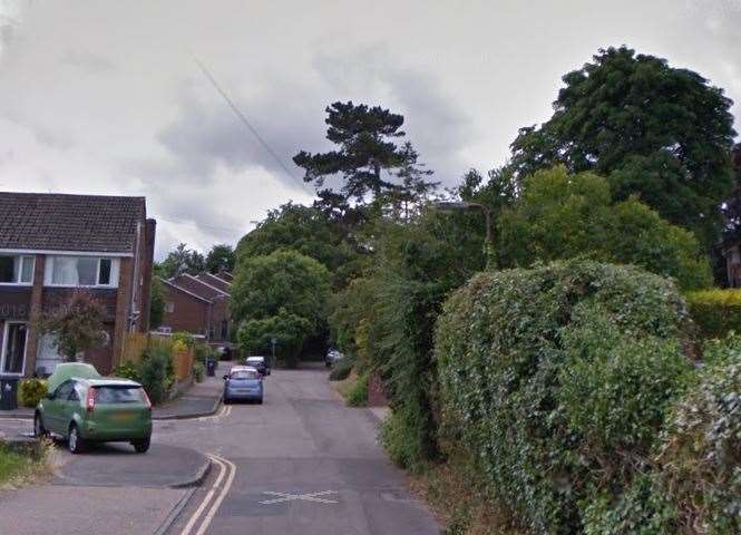 The incident took place in Mill Lane in Harbledown, Canterbury. Picture: Google Street View.