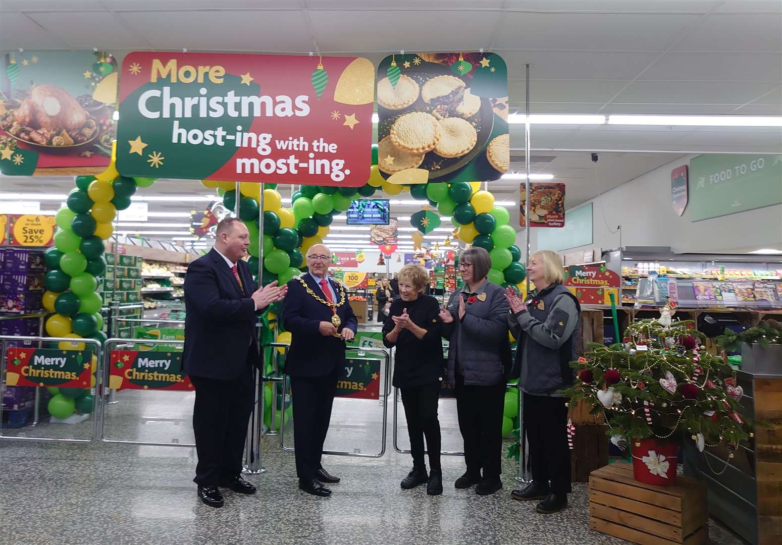 The new and improved branch was unveiled by the Mayor of Maidstone and store workers
