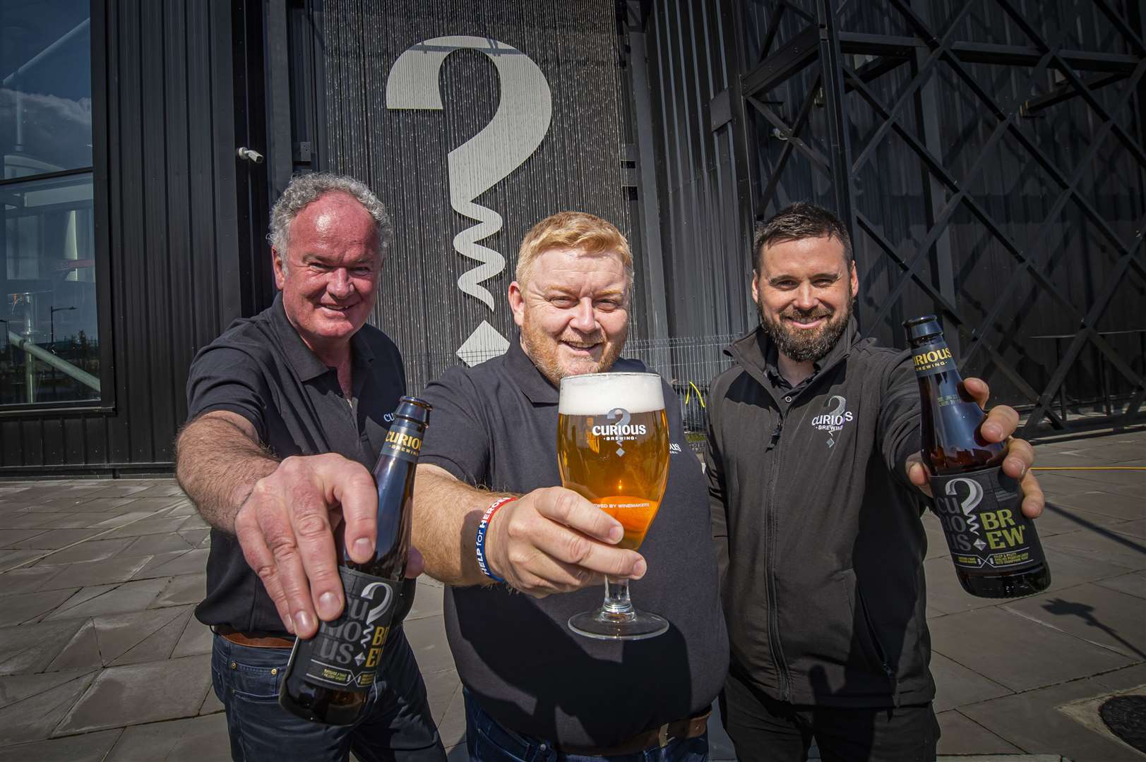 Mark Crowther, Simon George and Matt Anderson are now heading up Curious Brewery