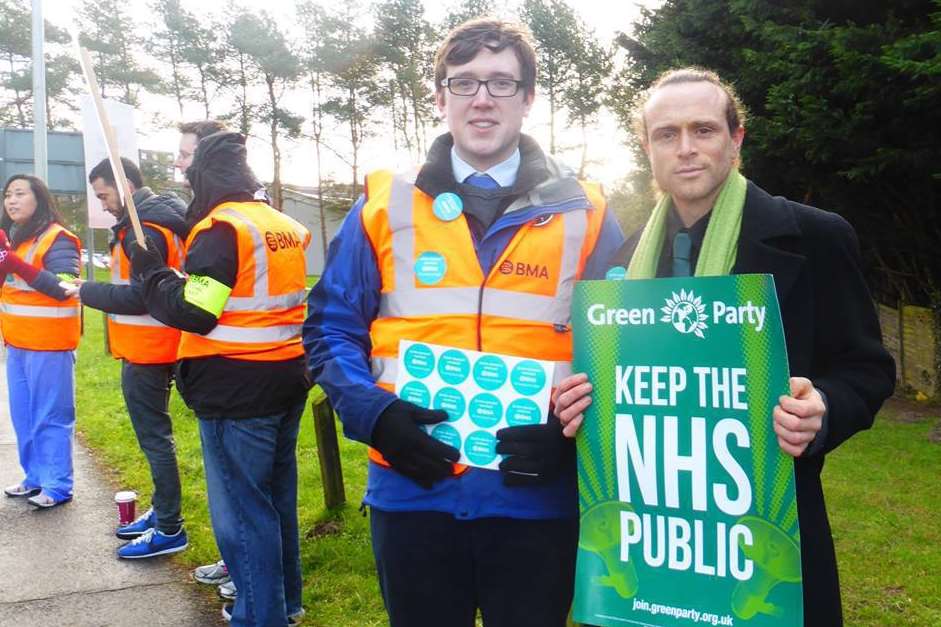 Ashford Green Party came out in support of the strike