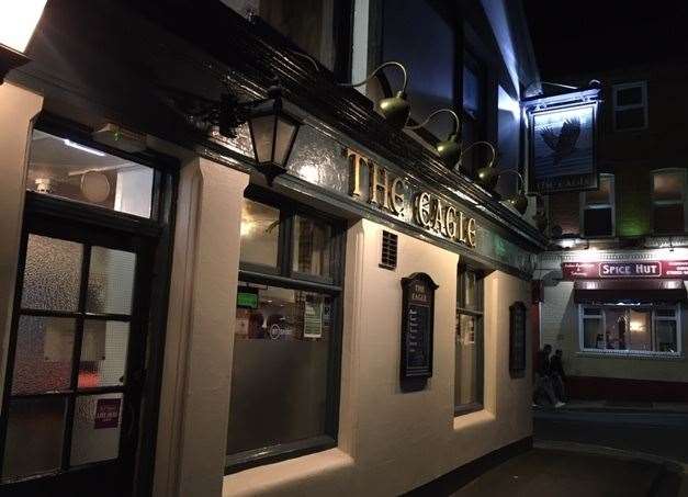 The Eagle in Maidstone looked as though it had received a lick of paint outside, but there can’t have been any budget left for the interior