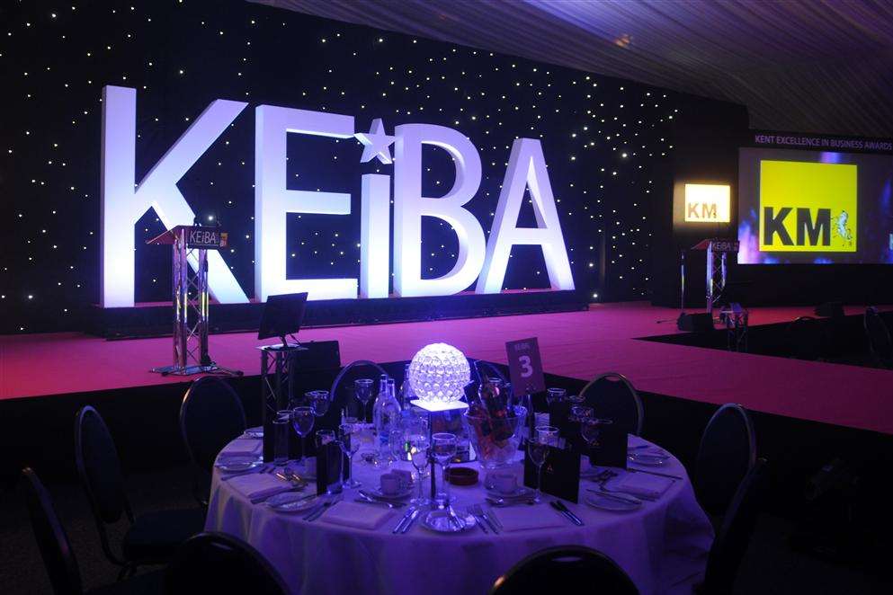 The KEiBA gala dinner will take place at the Kent Event Centre