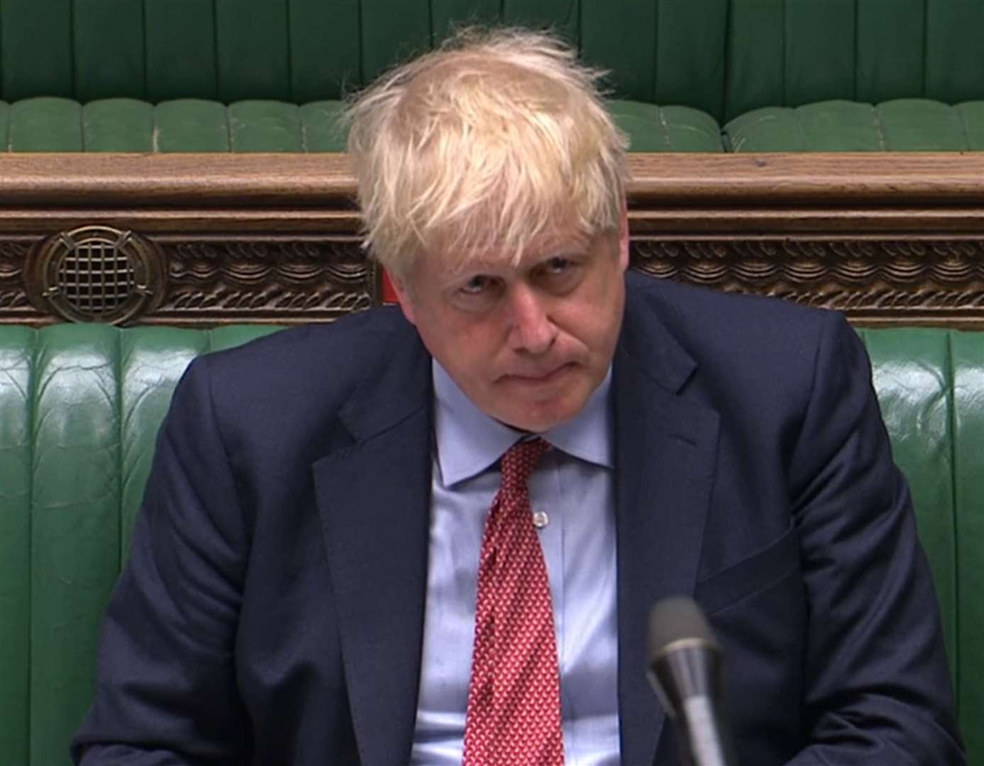 The Prime Minister takes questions at the Commons (House of Commons/PA)