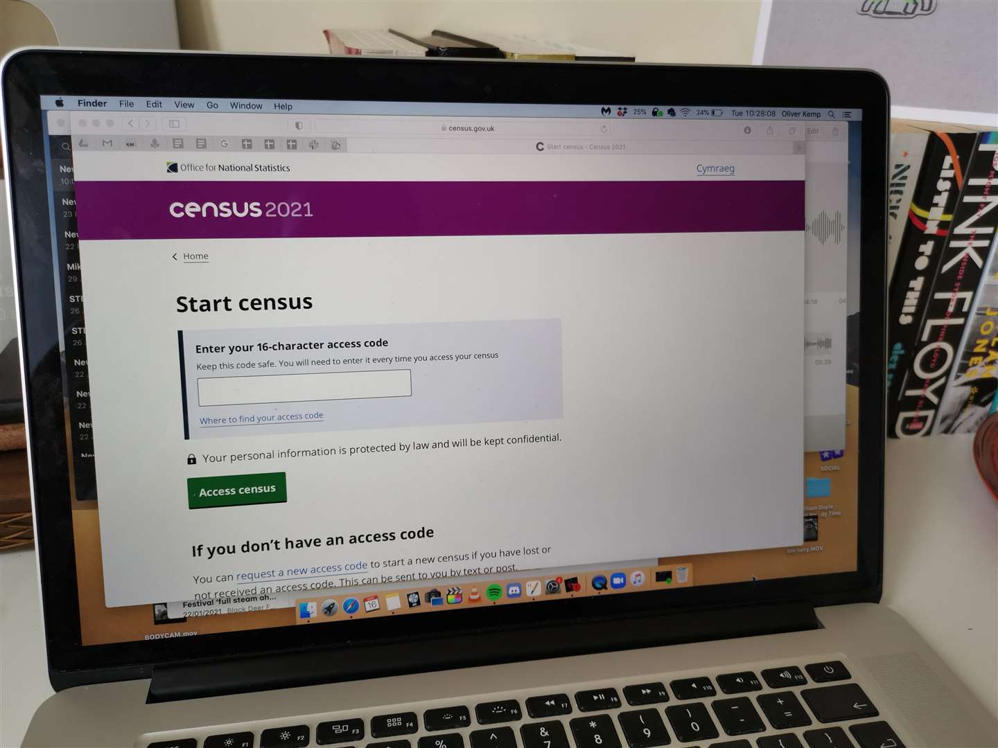 The Census 2021 online portal