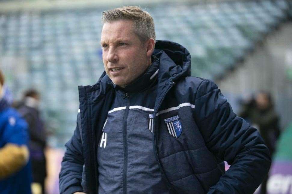 Gillingham manager Neil Harris was pleased with a more ruthless showing from his side
