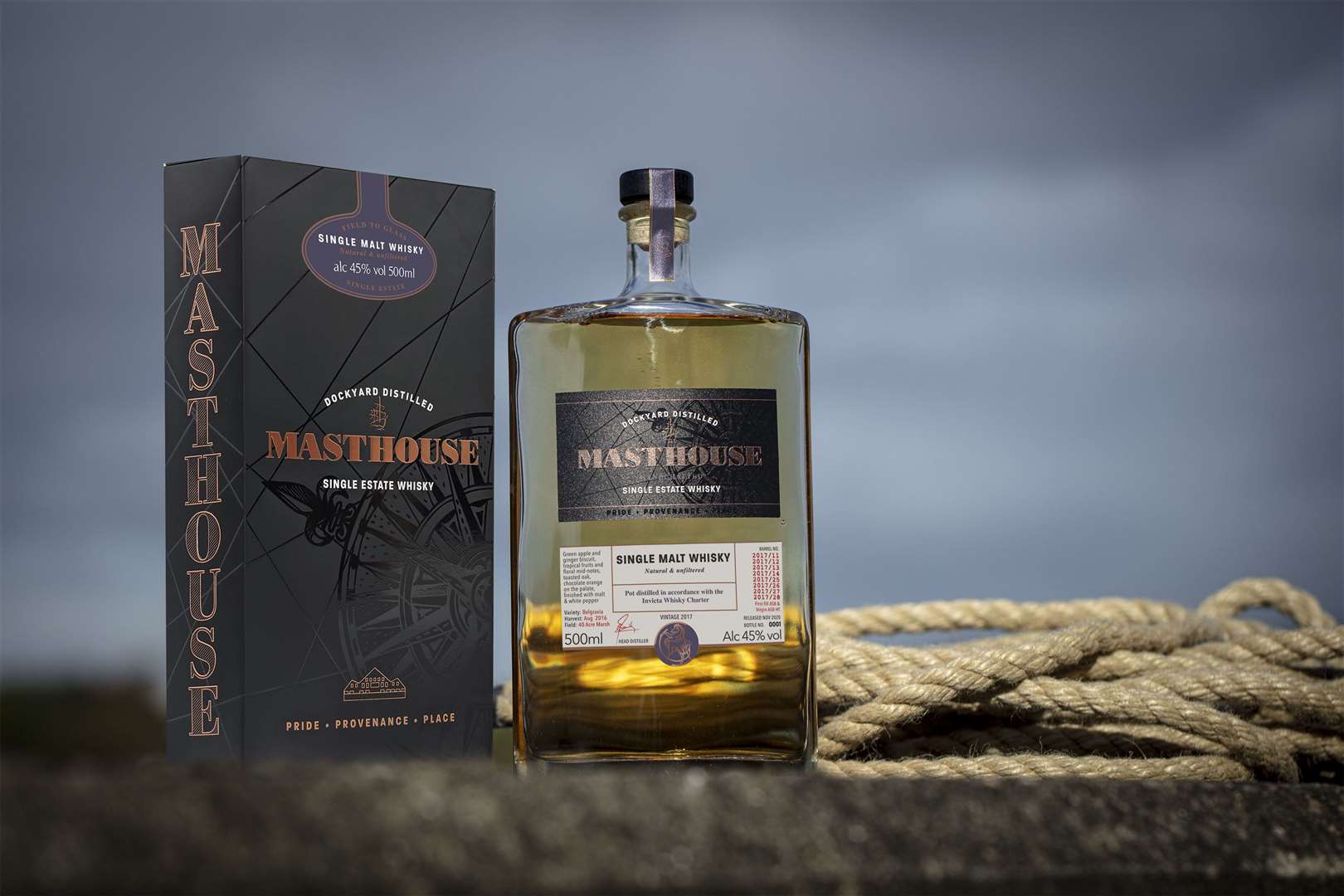 Masthouse whisky made by Copper Rivet in Chatham