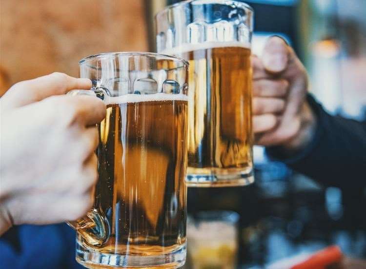 The average price of two pints in Canterbury will set you back £9.60
