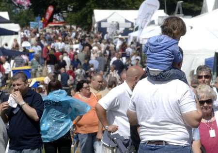 Tens of thousands of people descended on Detling for this year's Kent Show. Picture: Paul Dennis