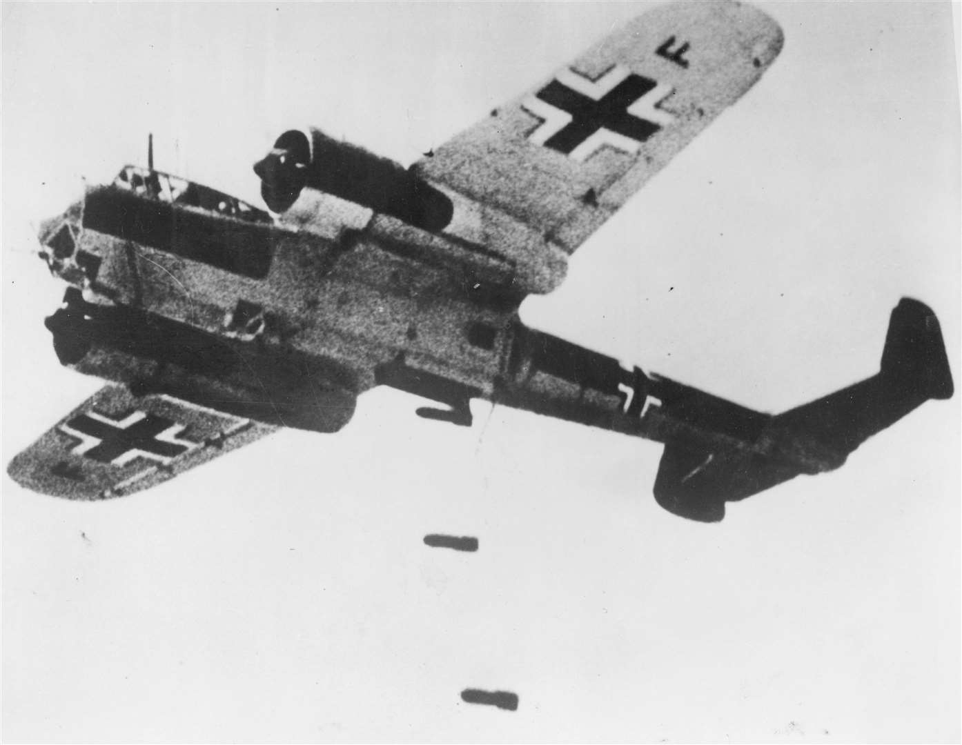 A Dornier 17 bomber - known as The Flying Pencil