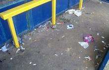 Bus stop in Vicarage Road Hoo used as a drinking den