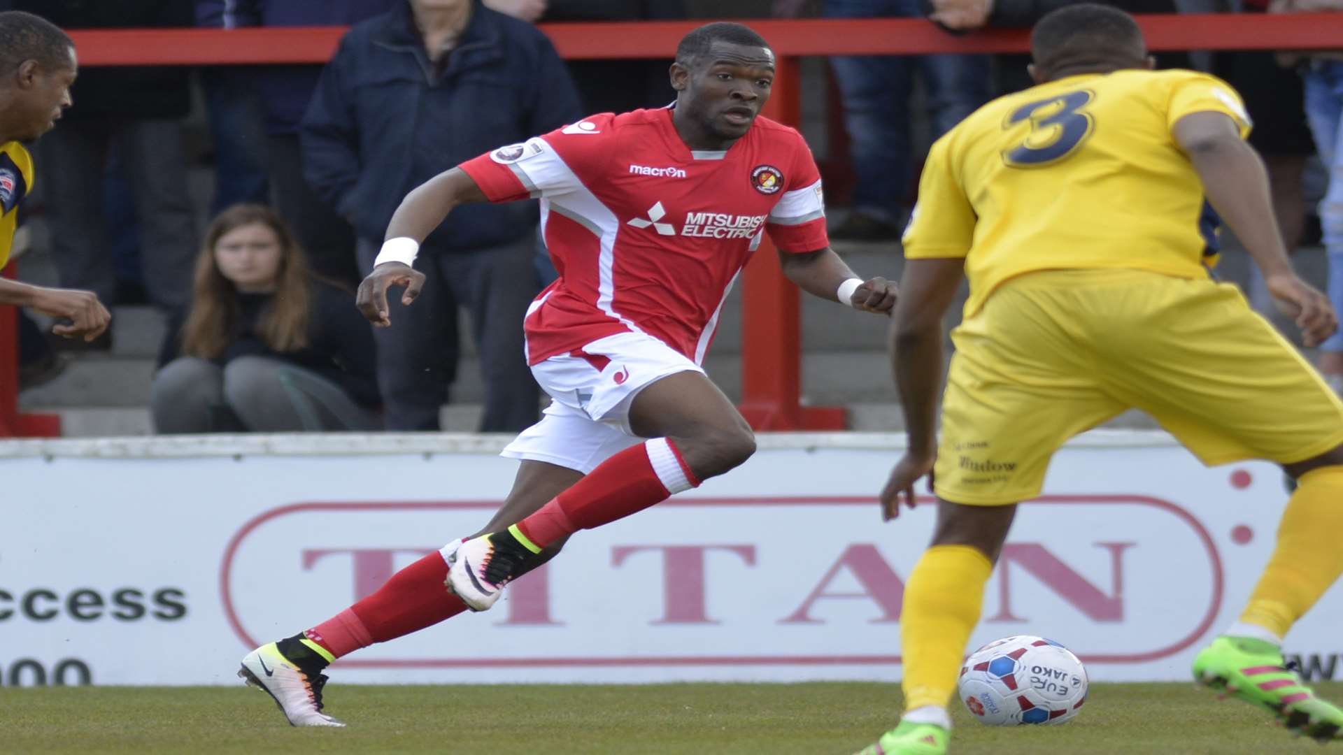 Anthony Cook is in his second spell with Ebbsfleet United Picture: Ruth Cuerden