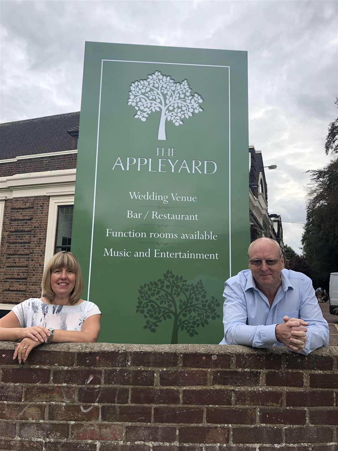 Mike Farrow, managing director of Sittingbourne's former UKP Leisure Club, and general manager Sarah White with the rebranded Appleyard. Picture: Suzi Lawes