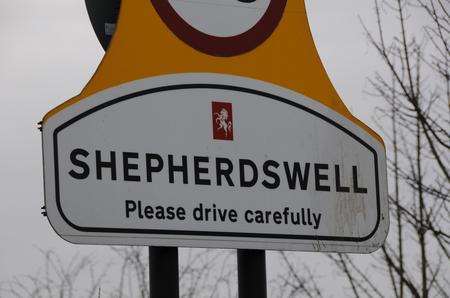 Shepherdswell village sign